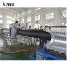 Linha de produção ondulada da tubulação do Hdpe 750kg/H do OD 400mm