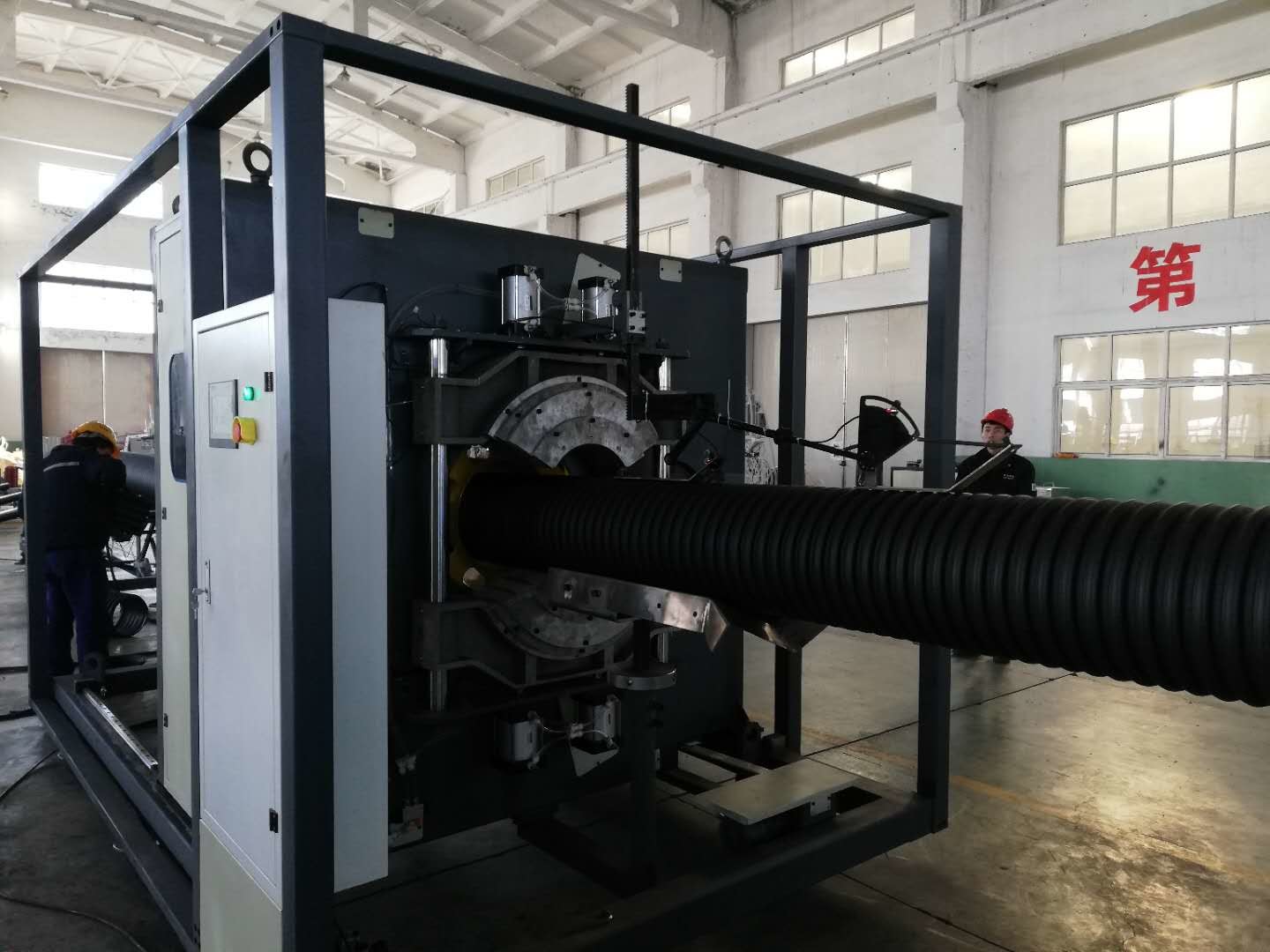 máquina 450kg/H da extrusão da tubulação do HDPE da drenagem da água de 800mm