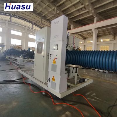 32-1600mm Diameter Double Wall Corrugated Pipe Extrusion Line with Belling-on-line Expansion Mode and 100-2000 Kg/h Output