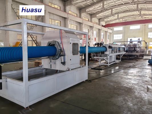 Customizable PVC Corrugated Pipe Manufacturing Line with 60-2000kg/h Capacity and 32-1600mm Pipe Diameter for Online Belling