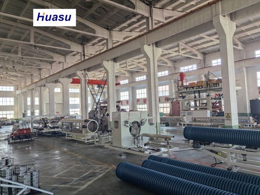 PE / PP / PA / PVC Corrugated Conduit Making Machine / Extrusion / Production Line