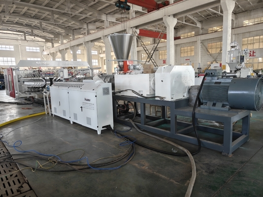 Corrugated Double Strands Plastic Pipe Extrusion Line For Irrigation Systems