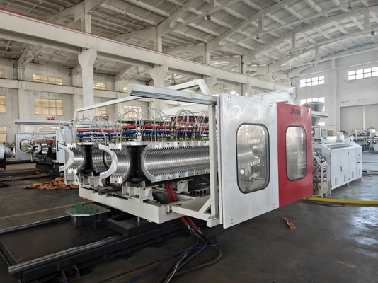 Water Drainage Twin Screw PE Pvc Pipe Extruder