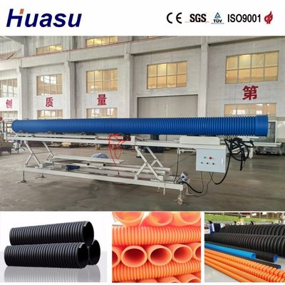 Max Diameter 1600mm Double Wall Corrugated Pipe Extrusion Line with High-Efficiency Cooling System and Online Belling