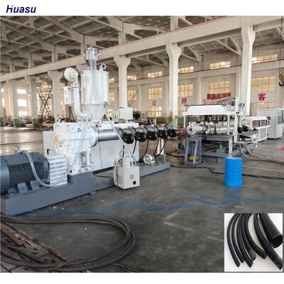 Automatic Double Wall Corrugated Pipe Extrusion Line with Forming Machine 1 Set Customizable Color and Hardness Of Screw HV>740