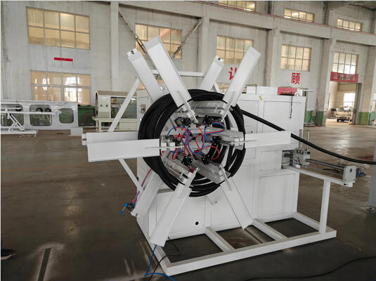 Single Wall Corrugated Pipe Extrusion Line with PLC Control, 37kw Motor Power, and Single-screw Design for Consistent Pipe Production