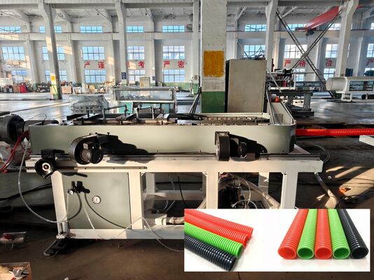 Single Wall Corrugated Pipe Extrusion Line with PLC Remote Control and Siemens Schneider Electrics for Durable Pipe Manufacturing