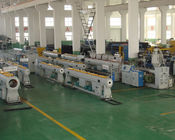 Linha de produção da tubulação do PVC da fonte de água, máquina da extrusão da tubulação do PVC 60-250KW