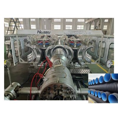 Double Wall Corrugated Pipe Production Line with 60-2000kg/h Capacity and 32-1600mm Pipe Diameter Range for Automatic Operation