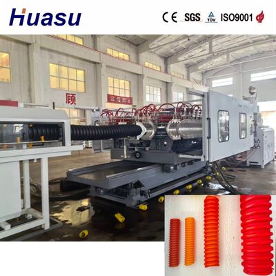 PE HDPE PP PVC MPP Spiral Corrugated Pipe Extrusion Line Extruder 200-1000kg/h Fully Automatic 32mm-2000mm