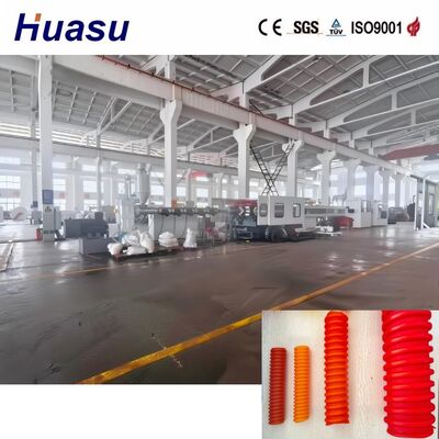 HDPE PE PP PVC MPP Materials Fully Automatic Spiral Pipe Extrusion Line Featuring Extruder Output 200 to 1000kg per hour