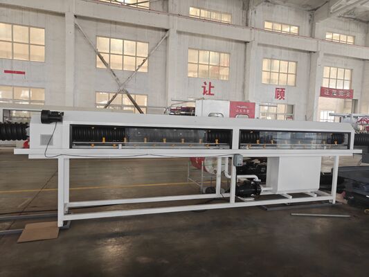 Water Cooling Corrugated Pipe Production Line with Line Length 10m to 30m Supporting Various Pipe Extrusion Applications