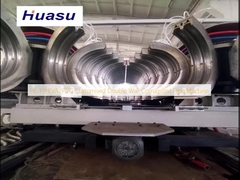 Máquina de tubos corrugados de parede dupla personalizada de PE, PP, EVA, PVC