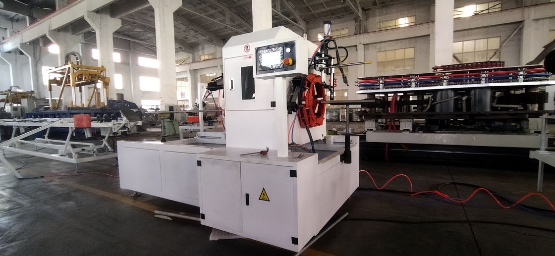 Linha de extrusão de tubo corrugado de parede dupla com resfriamento a água ou ar, com peças elétricas principais Siemens e dureza do cilindro HV>940