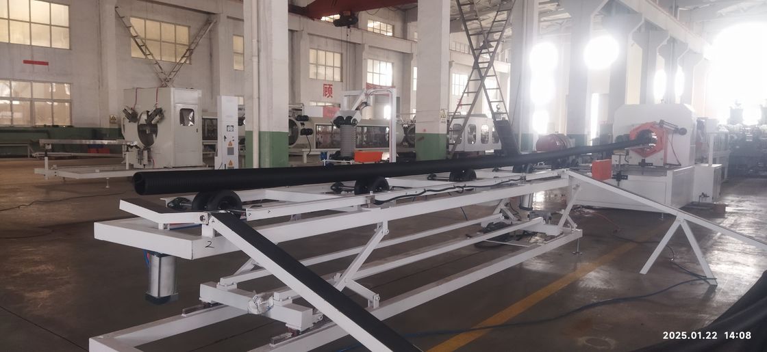 Linha de Extrusão Automatizada e Computadorizada para Tubos Corrugados de Parede Dupla com Motor Siemens e Capacidade de 8-15Kg/h