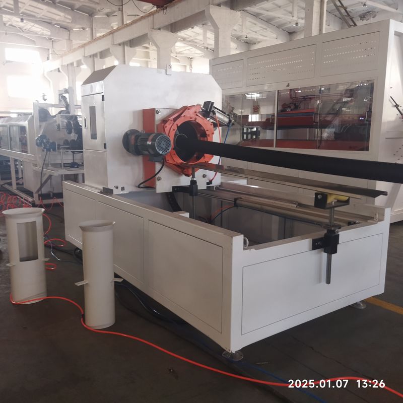 Linha de Extrusão de Tubos Corrugados de Parede Dupla Computadorizada com PLC Siemens e Capacidade de 250-1000kg/h para Tubos Duráveis