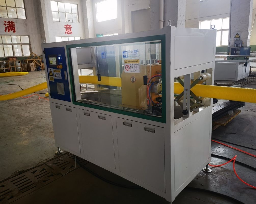 Linha de produção de tubos corrugados de parede única de PP PE HDPE LDPE Linha de extrusão