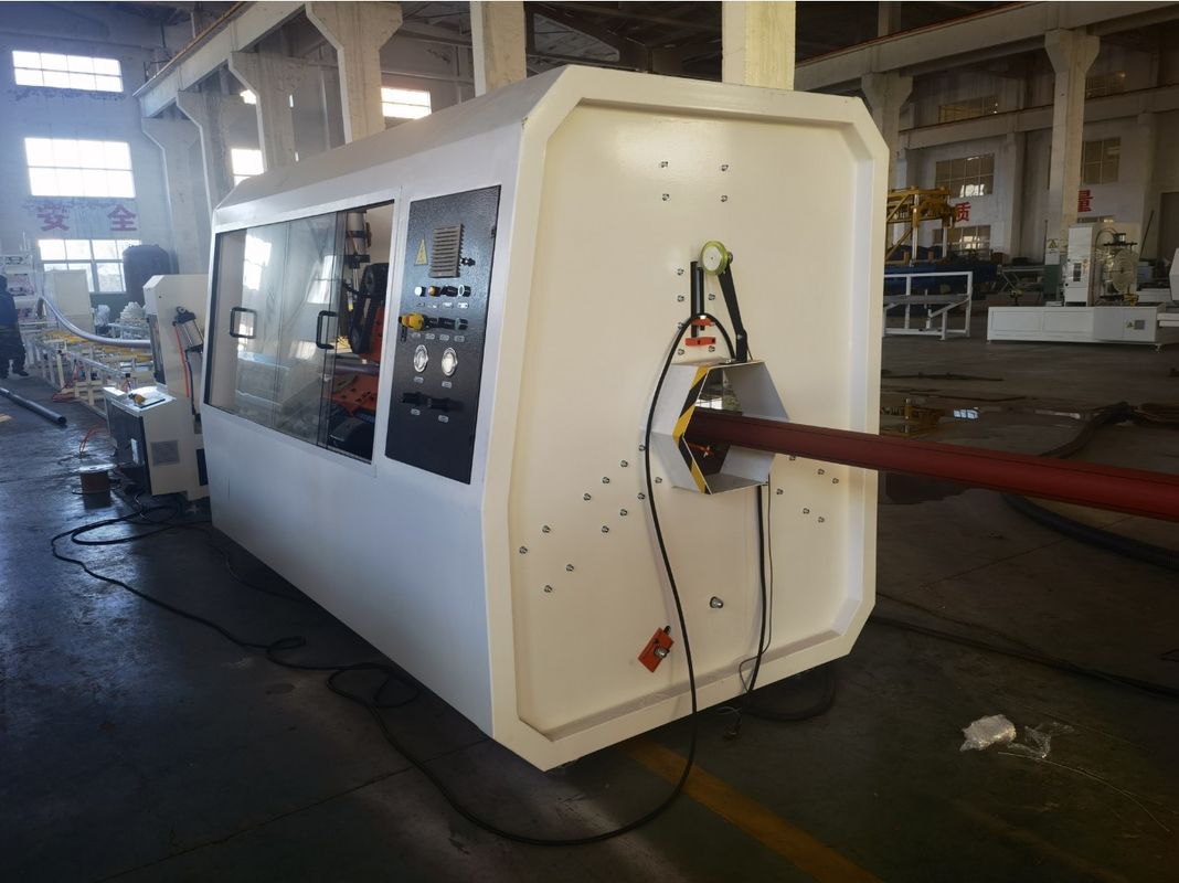 Máquina de linha de extrusão de tubos de HDPE com motor WEG Siemens Beide Motor Para PE PP HDPE PVC Seleção de material de processamento