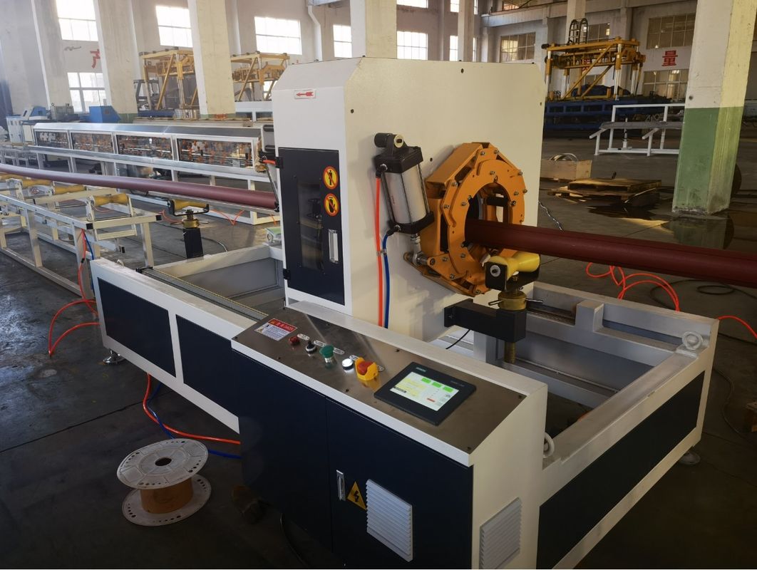 Linha de extrusão de tubos Hdpe de parede sólida controlada por PLC para soluções versáteis e personalizáveis