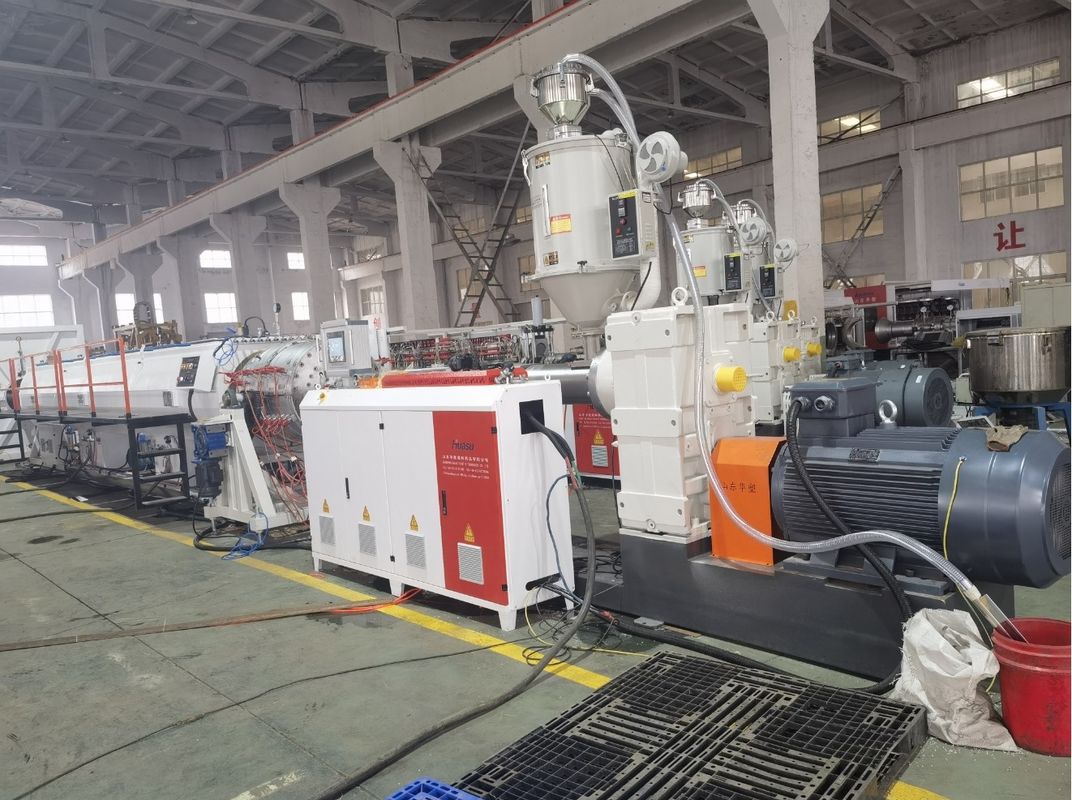 Linha de extrusão por parede sólida de tubos HDPE PP para extrusão por parafuso único de tubos duráveis e resistentes