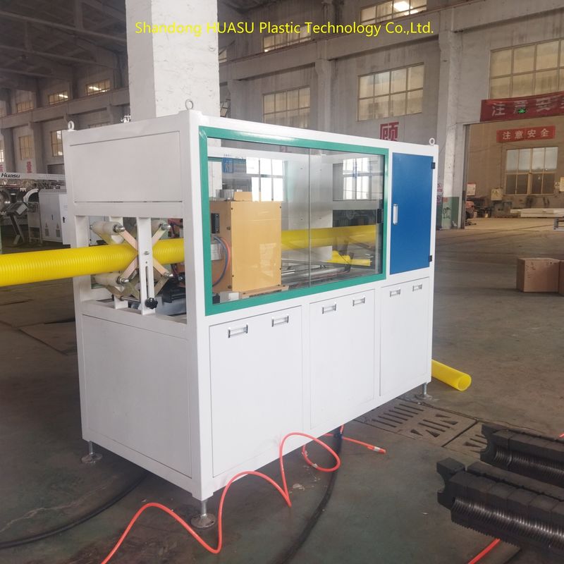 Linha de extrusão automática de tubos de plástico de potência total personalizável com componentes elétricos Siemens/ABB e resfriamento por água de alta pressão