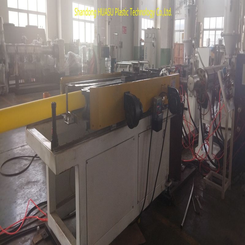 Linha de produção de tubos ondulados de 100-1000kW com refrigeração elétrica e de água da Siemens/ABB para extrusão eficiente de tubos de plástico