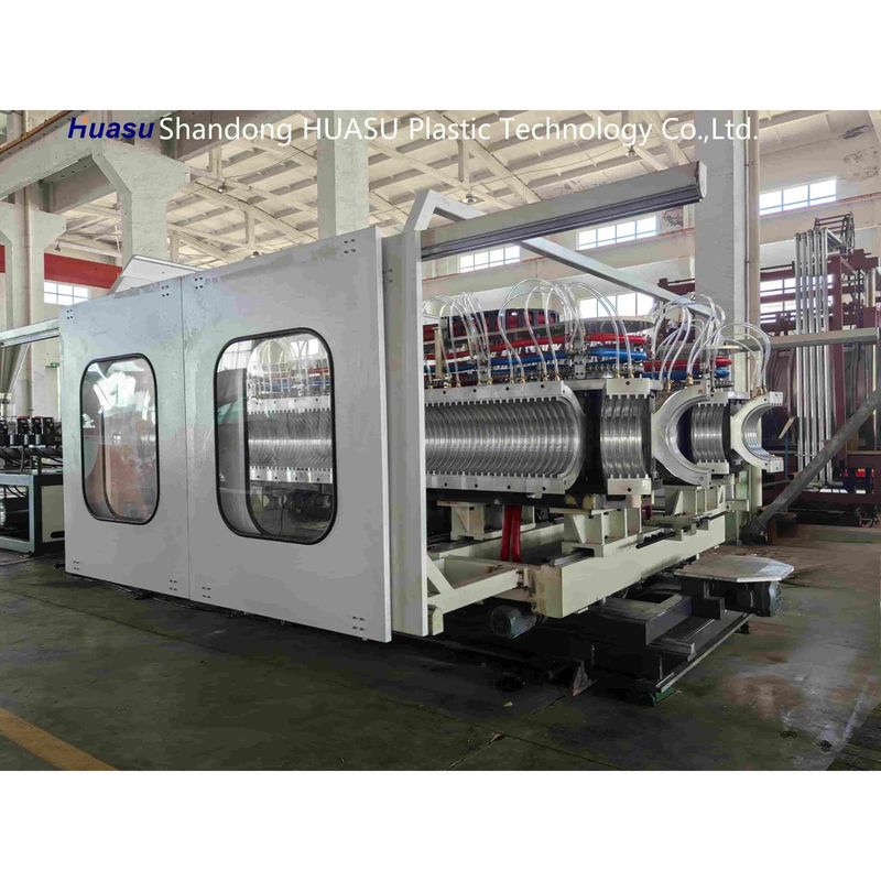 Máquina de Extrusão de Tubos Corrugados de Parede Dupla Personalizável com Saída de 500-2000Kg/H e Sistema PLC Siemens