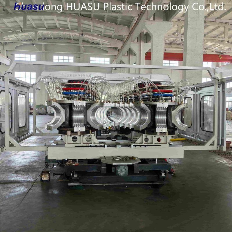 Máquina de Extrusão de Tubos Corrugados de Parede Dupla Personalizável com Saída de 500-2000Kg/H e Sistema PLC Siemens