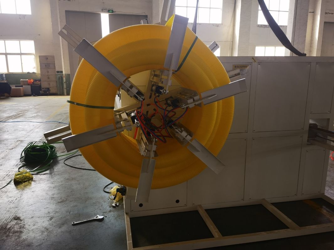 Linha de extrusão de tubos ondulados de parede dupla com componentes elétricos de inversor da Siemens