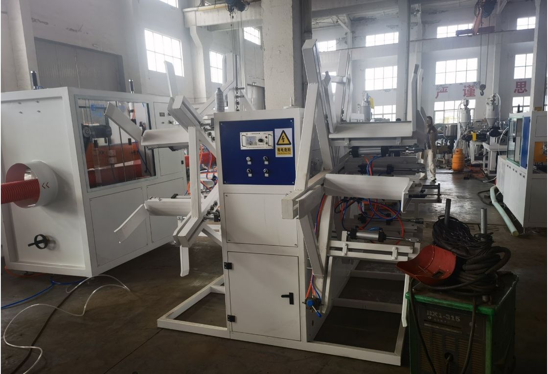 Linha de extrusão de tubos corrugados de parede dupla personalizável para esgoto com material de molde de fundição 40cr