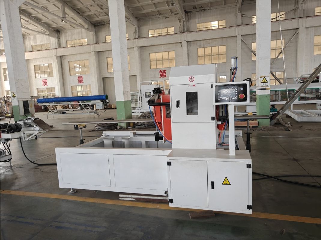 Linha de extrusão de tubo corrugado de parede dupla personalizável com material de molde de liga de alumínio e contator Schneider