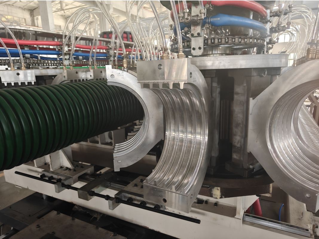 Linha de Produção de Tubos Corrugados de Parede Dupla com Molde de Liga de Alumínio para Extrusão de Tubos Duráveis