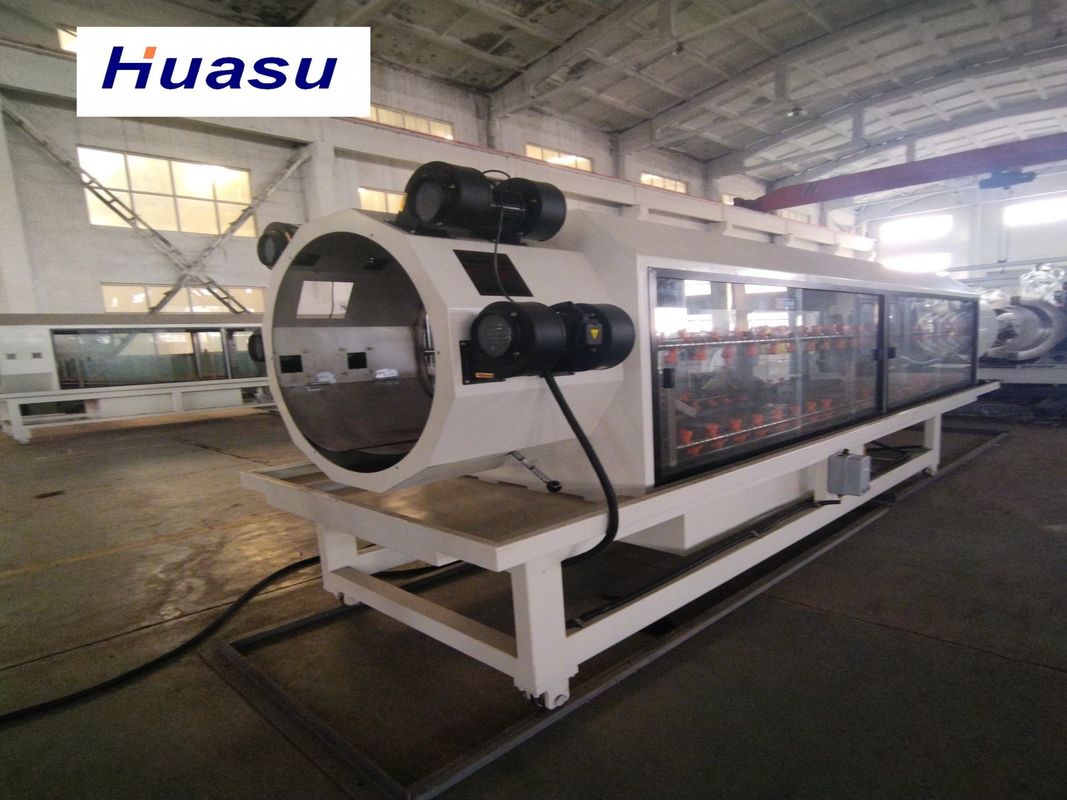 Linha de extrusão de tubos corrugados de parede dupla com diâmetro de tubo de 32-1600 mm, capacidade de 60-2000 kg/h e sistema de controlo PLC da Siemens