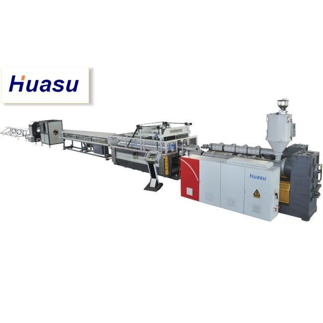 Linha de Extrusão de Tubos Corrugados de Parede Dupla com Faixa de Diâmetro de Corte de 32-1600mm e Processo de Resfriamento por Água com Tecnologia PLC Siemens