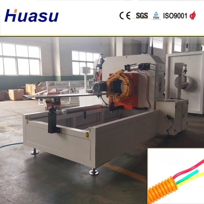 Linha de Extrusão de Tubos Corrugados de Parede Dupla com Faixa de Diâmetro de Corte de 32-1600mm e Processo de Resfriamento por Água com Tecnologia PLC Siemens