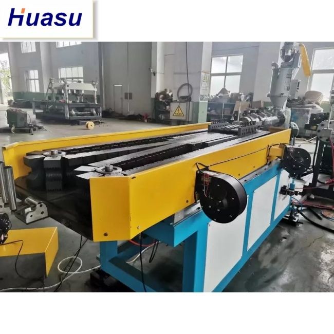 Linha de extrusão de tubos DWC de alta produtividade com gama de diâmetro de corte de 32-1600 mm e tecnologia Siemens PLC