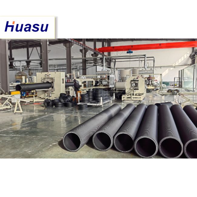 Linha de Extrusão de Tubos DWC com Faixa de Diâmetro de Corte de 32-1600mm, Modo de Expansão Belling-on-line e Tecnologia Siemens PLC