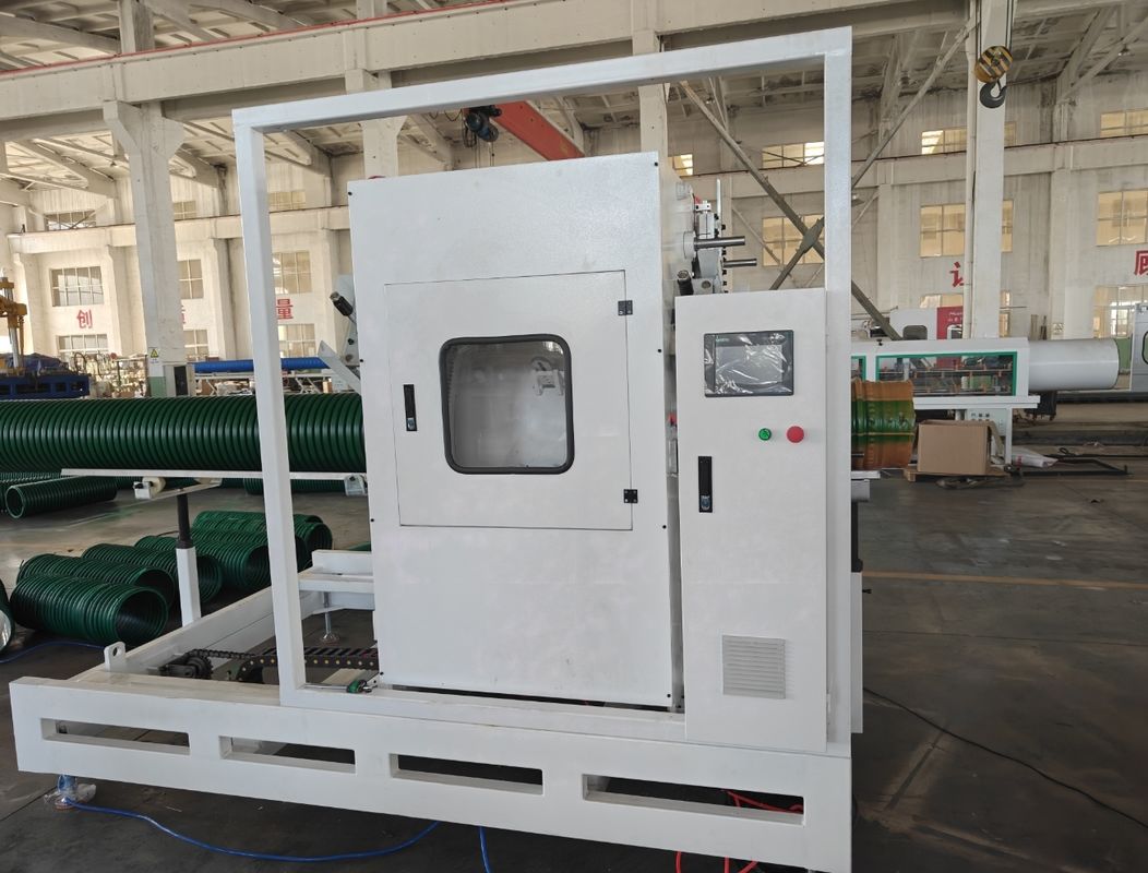 Máquina de extrusão de tubos de PVC de alta velocidade de parede dupla, máquina para fabricar tubos corrugados