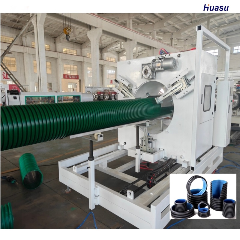 Linha de extrusão de máquina para fabricação de tubos corrugados Plast de venda quente com sistema de controle PLC