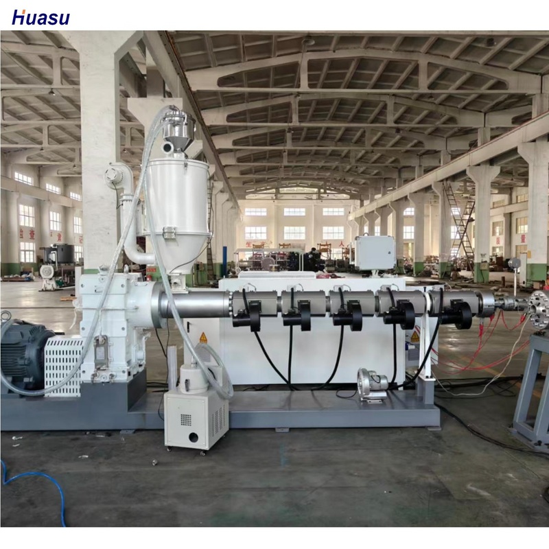 Linha de Extrusão de Tubo Corrugado de Parede Simples Automática com Inversor Siemens e Relé Omron para Tubos de 75-250mm