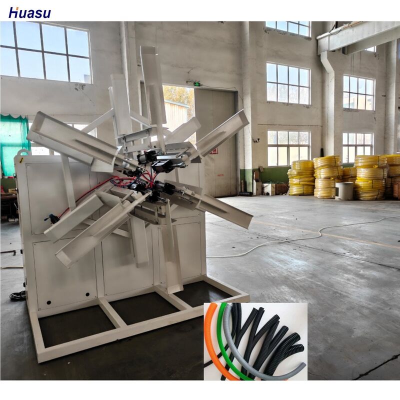 Linha de Extrusão de Tubo Corrugado de Parede Dupla com Motor AC Siemens, Relação de Rosca 33:1 e Sistema de Arrefecimento a Água