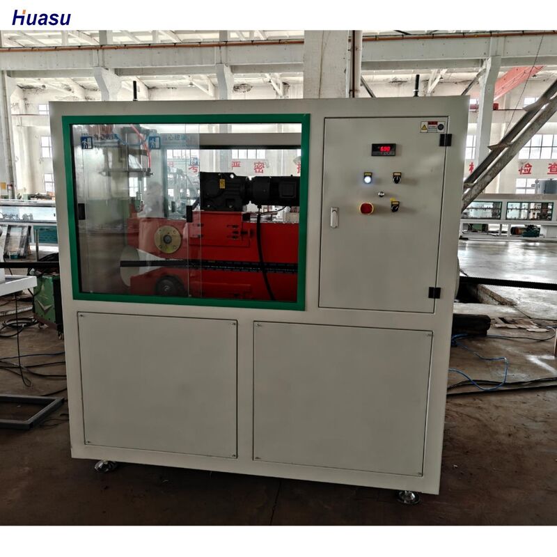 Linha de extrusão de tubos ondulados de parede única com controle PLC, potência de motor de 37kw e design de single-screw para produção consistente de tubos