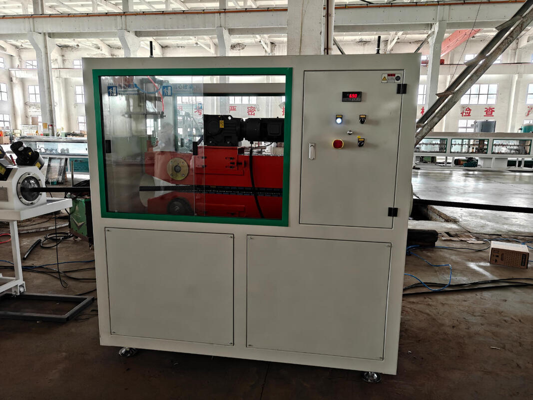 Linha de extrusão de tubos ondulados de parede única com profundidade de nitruração de barril 0,4 mm e Schneider/Siemens Electric Components