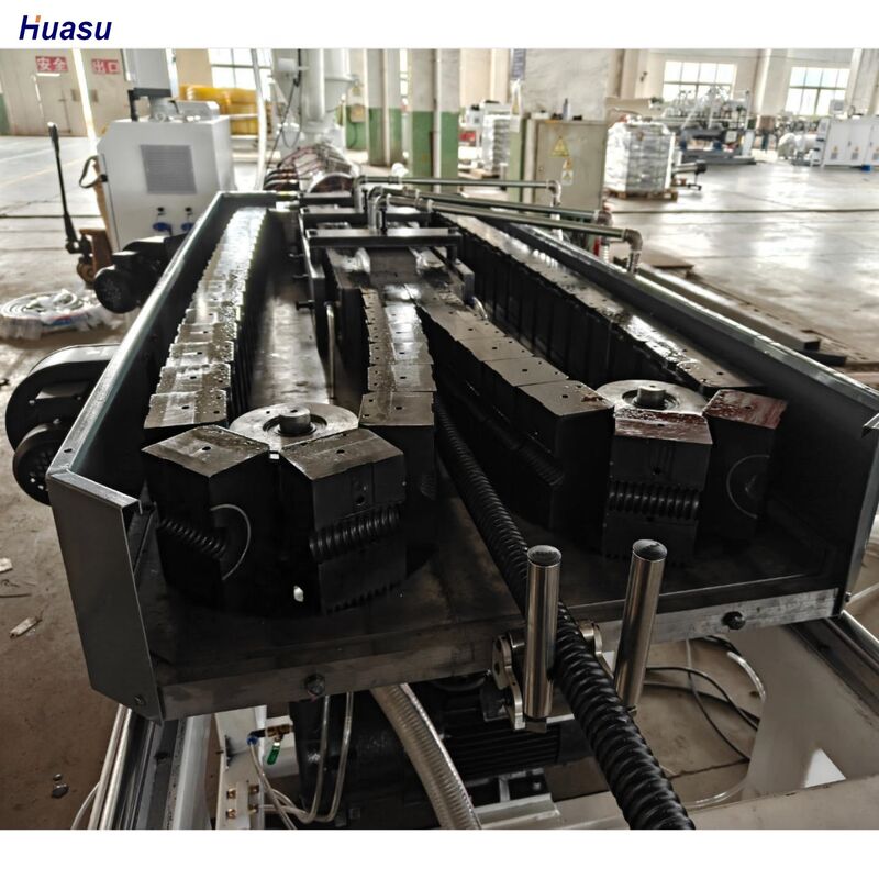 Linha de extrusão de tubos ondulados de parede única com profundidade de nitruração de barril 0,4 mm e Schneider/Siemens Electric Components