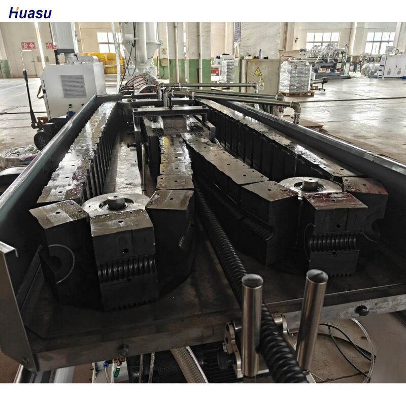 Linha de Extrusão de Tubo Corrugado de Parede Simples com Profundidade de Nitretação do Cilindro de 0,4 a 0,7 mm, Potência Total de 25 a 50 e Controle PLC para Produção de Tubos