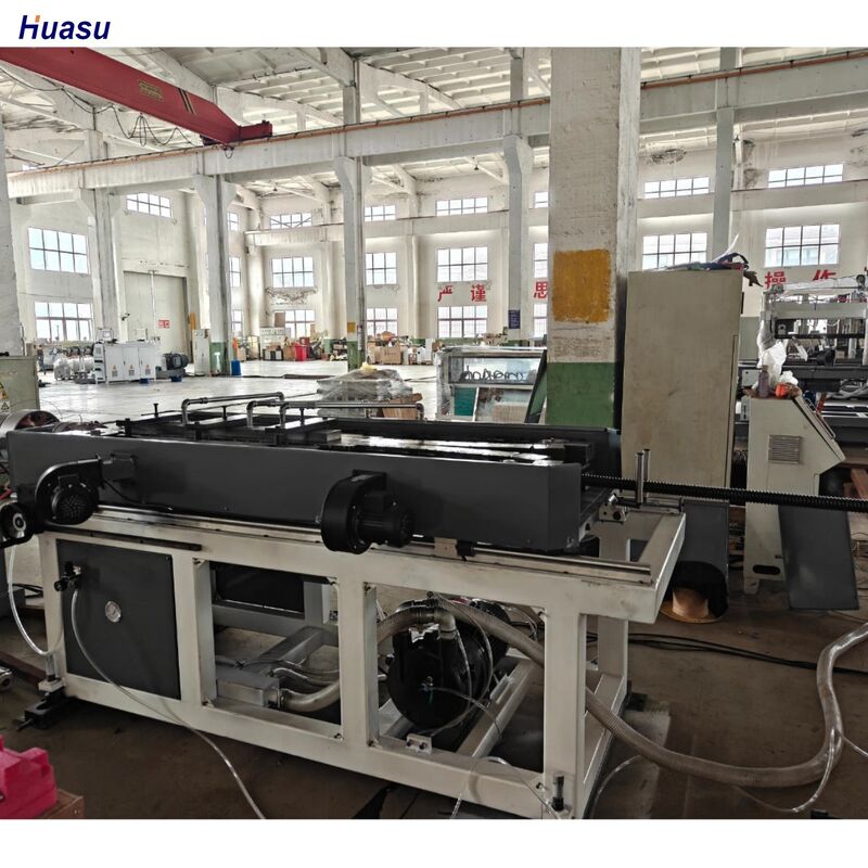 Linha de extrusão de tubo corrugado de parede simples de aço com componentes elétricos Schneider Siemens, garantia de 1 ano e profundidade de nitretação do cilindro de 0,4～0,7 mm