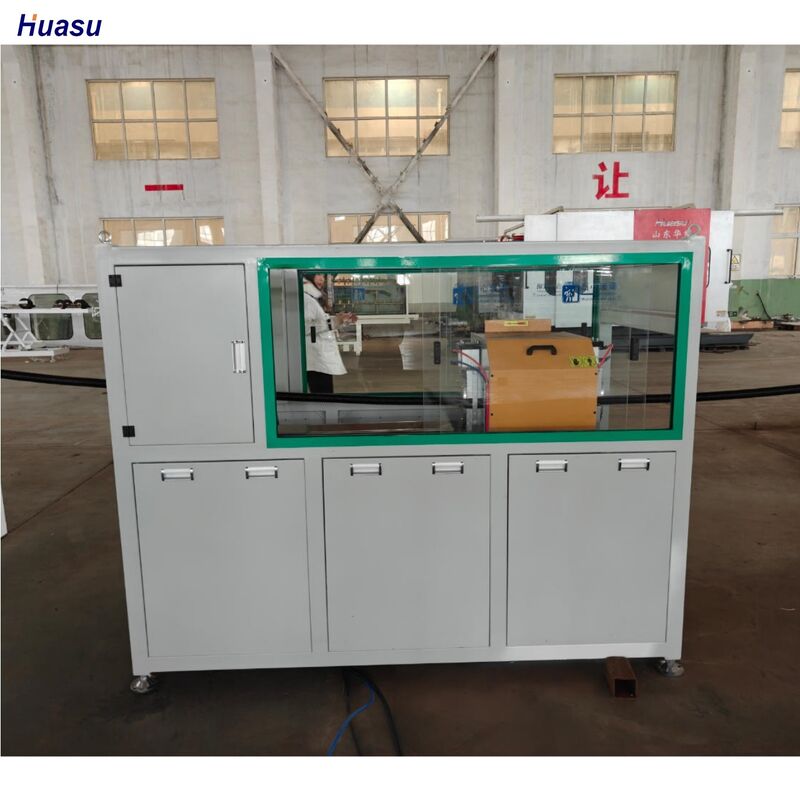 Linha de extrusão de tubos ondulados de parede única com refrigeração por água e motor Siemens para produção estável de alta velocidade