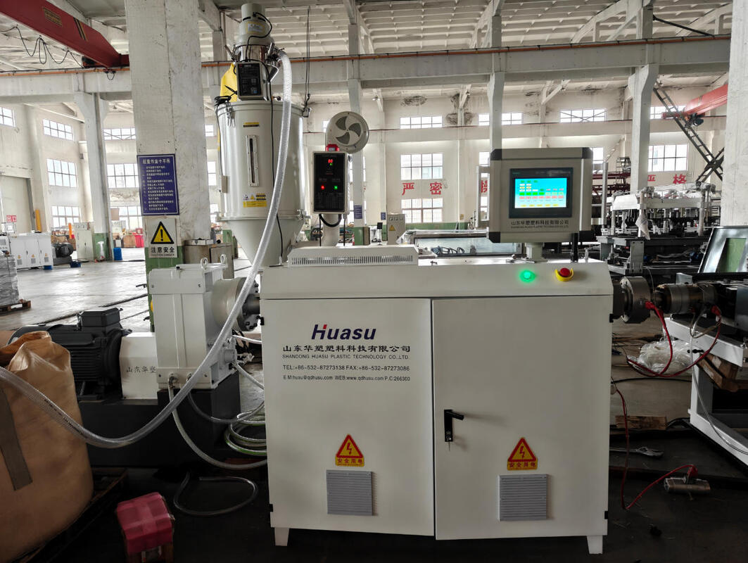 Linha de extrusão de tubos ondulados de parede única totalmente automática com 40-80 kg/h de saída e 110 mm de tamanho máximo do tubo