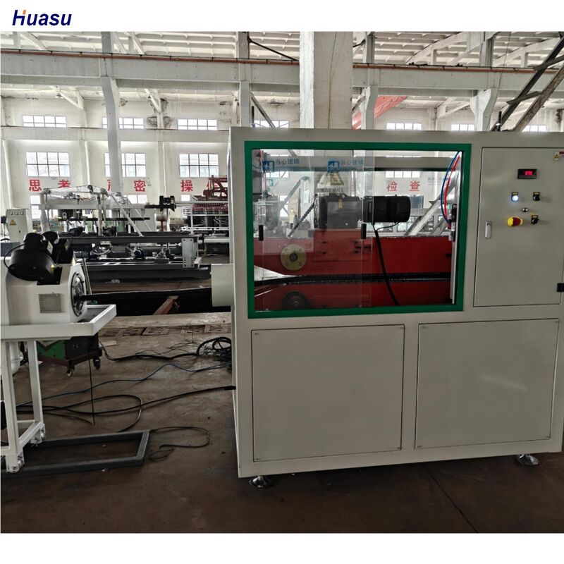 Linha de extrusão de tubos corrugados de parede única com capacidade de 400-1000 e corrugamento automático