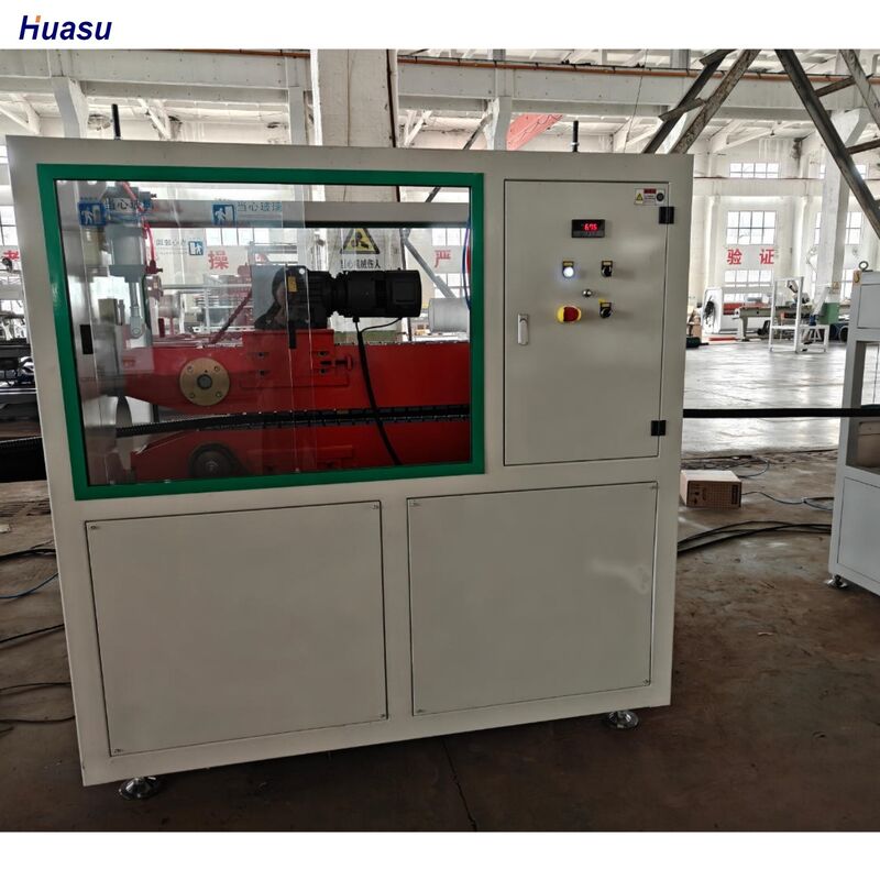 Linha de extrusão de tubo corrugado de parede dupla para peças elétricas Siemens com alta produção absoluta e design de rosca única